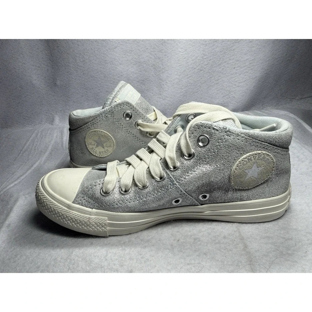 Converse Chuck Taylor All Star Mid Winter Slay Glitter Sneakers Womens 7
